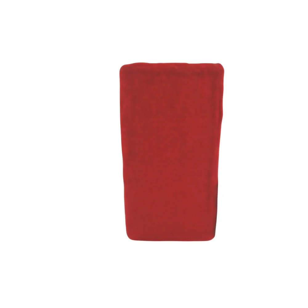 Vintage Kittens in‎ Pajamas Square Red Felt Handbag Accessory Pouch